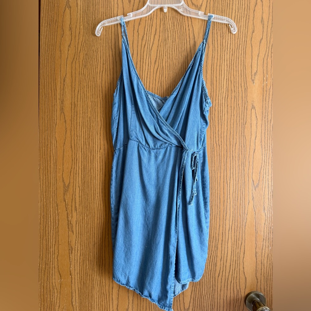 Rue21 Light Blue Denim romper